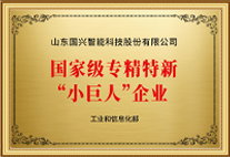 國家級(jí)專精特新“小巨人”